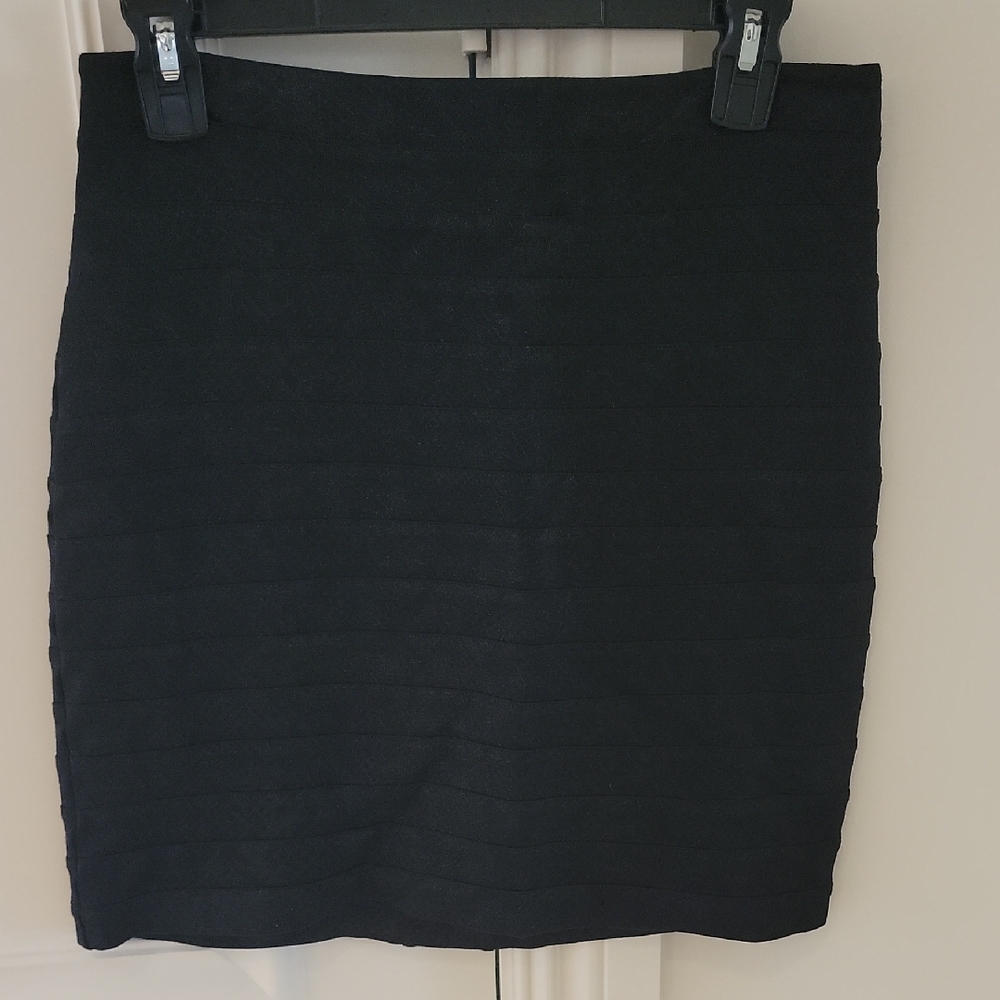 Express Black Mini Skirt